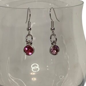 Pink Diamond earrings